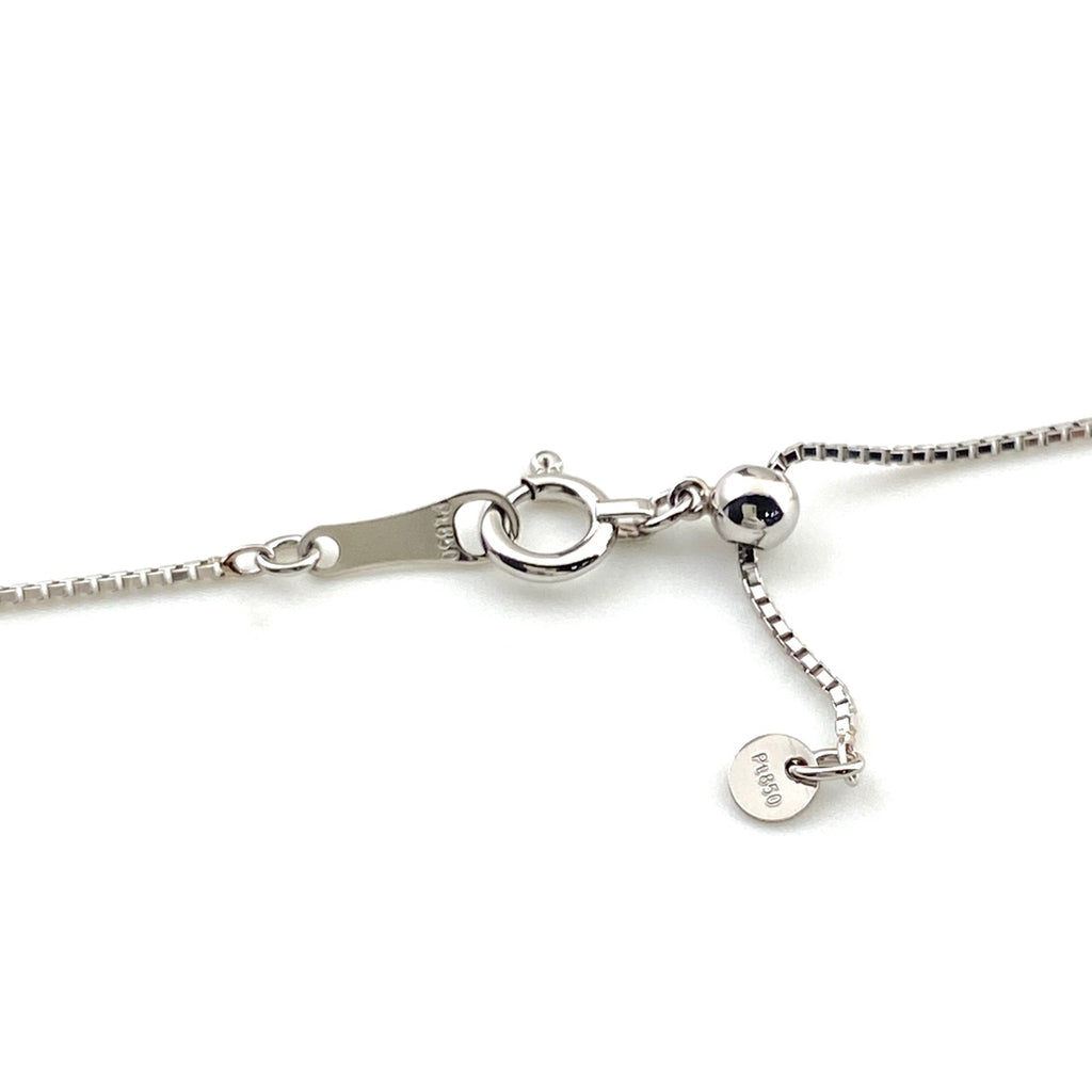 メレダイヤ デザインネックレス プラチナ ペンダント ネックレス Pt900 Pt850 ダイヤモンド レディース 【中古】nbjwl