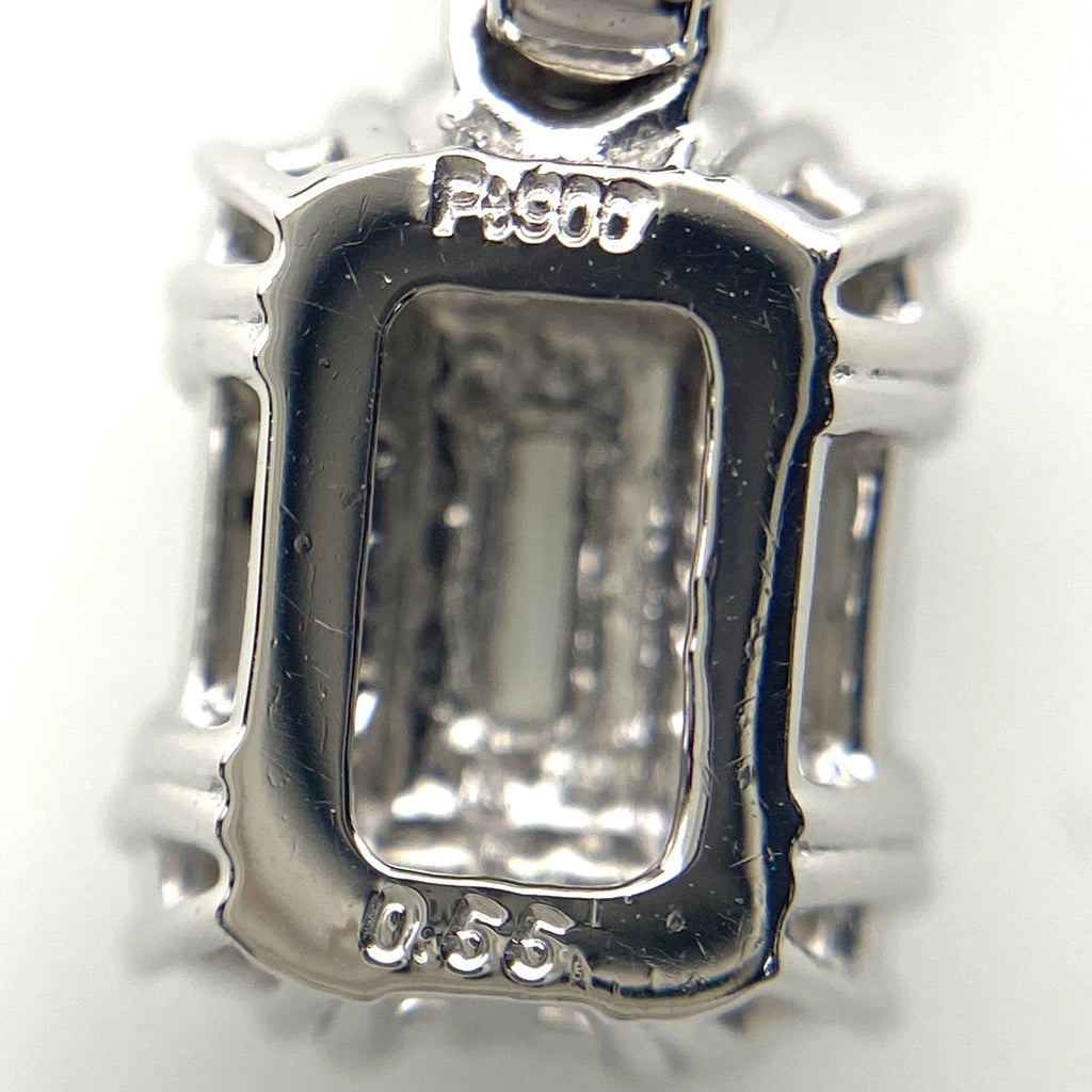 メレダイヤ デザインネックレス プラチナ ペンダント ネックレス Pt900 Pt850 ダイヤモンド レディース 【中古】nbjwl