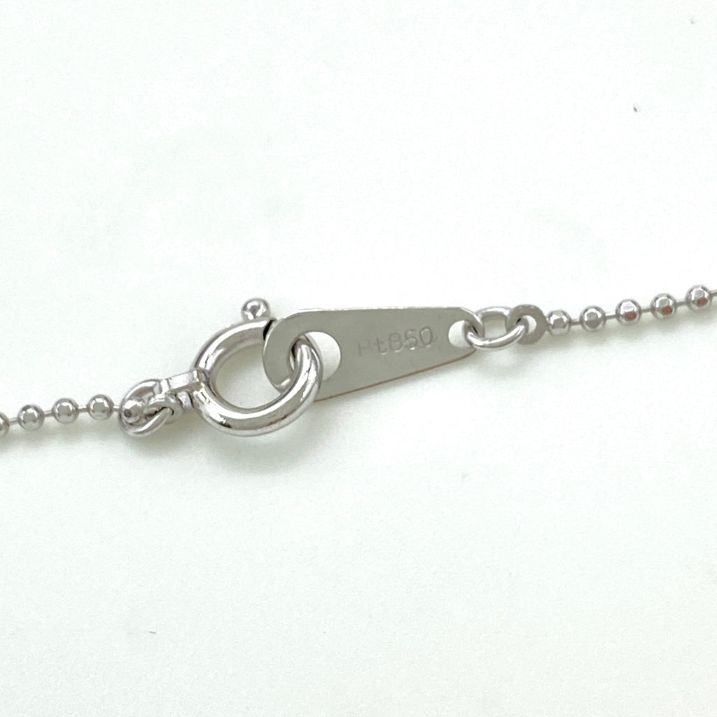 メレダイヤ デザインネックレス プラチナ ペンダント ネックレス Pt850 ダイヤモンド レディース 【中古】nbjwl