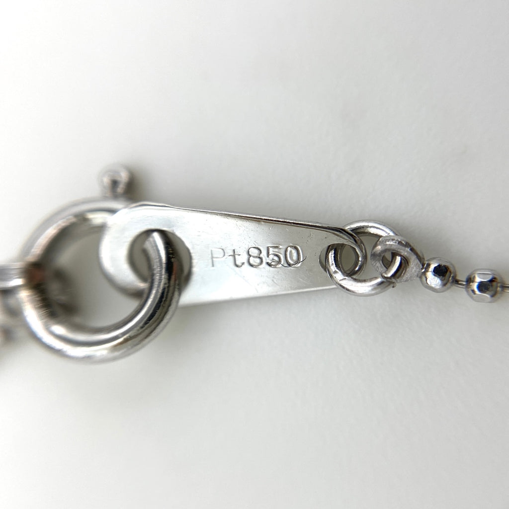 メレダイヤ デザインネックレス プラチナ ペンダント ネックレス Pt850 ダイヤモンド レディース 【中古】nbjwl