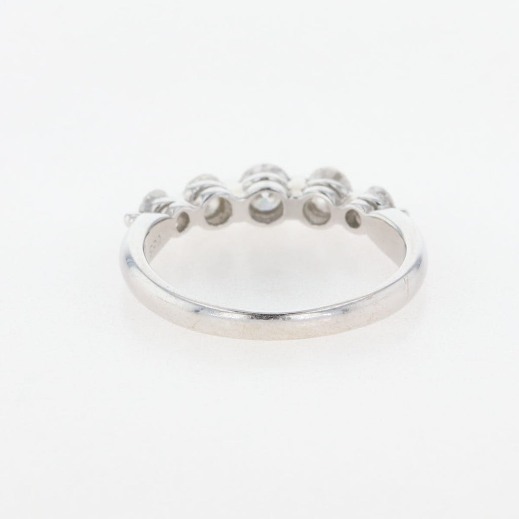 メレダイヤ デザインリング WG ホワイトゴールド 指輪 リング 7.5号 K18 WG ダイヤモンド レディース 【中古】nbjwl
