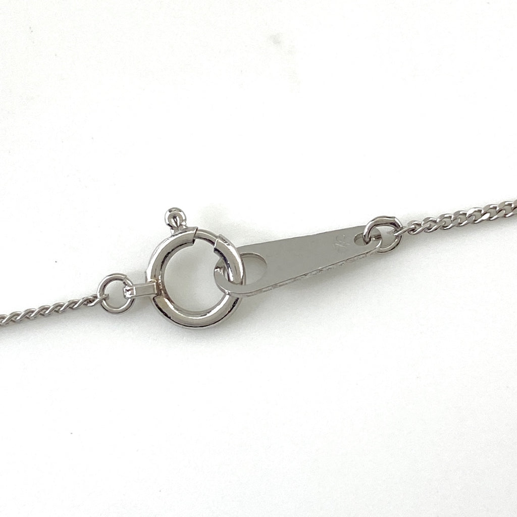 ダイヤモンド デザインネックレス プラチナ ペンダント ネックレス Pt850 ダイヤモンド レディース 【中古】nbjwl