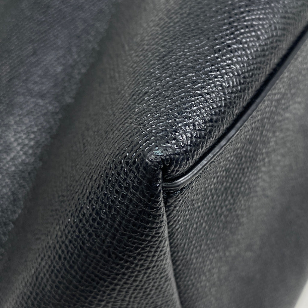 コーチ ロゴ トートバッグ ショルダーバッグ トートバッグ レザー ブラック F58846 レディース 【中古】brbag