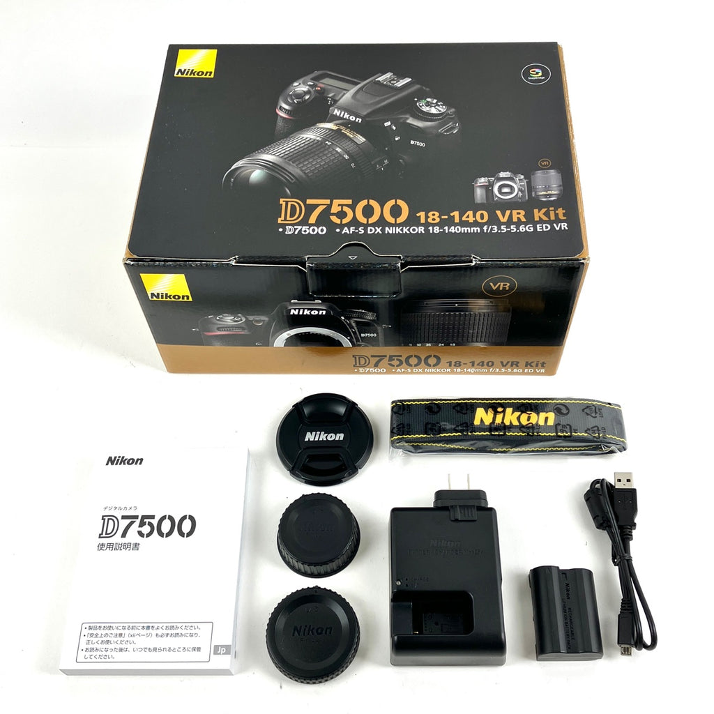 ニコン Nikon D7500 18-140 VR レンズキット デジタル 一眼レフカメラ 【中古】cambb