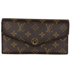ルイ・ヴィトン ポルトフォイユ サラ 札入れ 小銭入れ 二つ折り 長財布 モノグラム ブラウン M60531 レディース 【中古】brbag