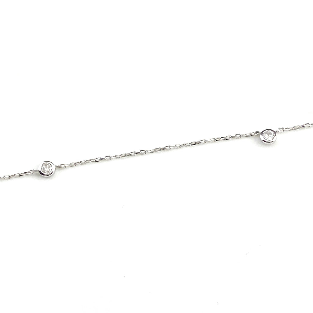 メレダイヤ デザインネックレス WG ホワイトゴールド ネックレス K18 WG ダイヤモンド レディース 【中古】nbjwl