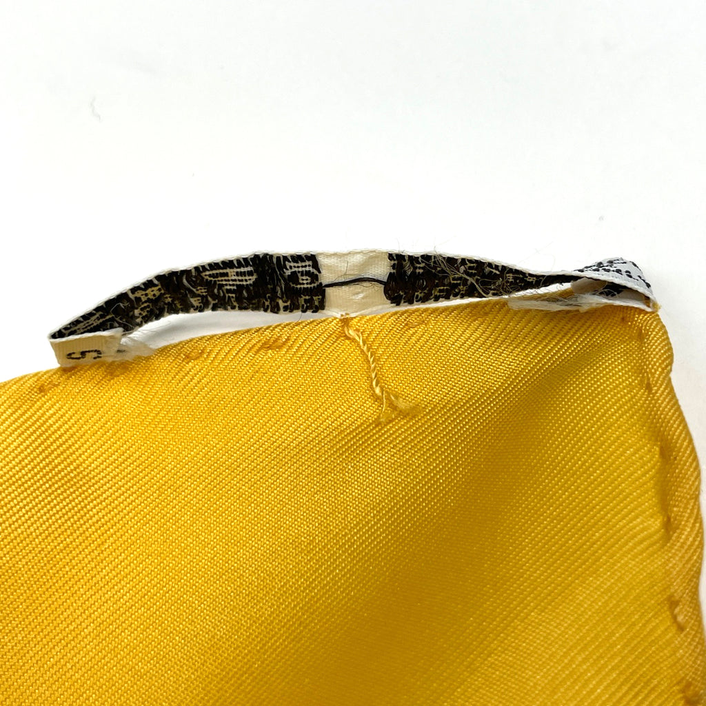 エルメス カレ 90 MEXIQUE メキシコ スカーフ シルク イエロー マルチカラー レディース 【中古】brbag