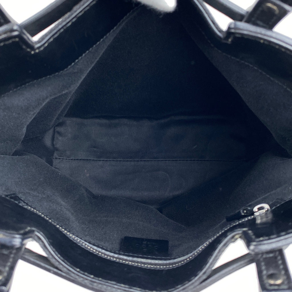 グッチ GG柄 トートバッグ ショルダーバッグ トートバッグ GGキャンバス ブラック 107757 レディース 【中古】brbag