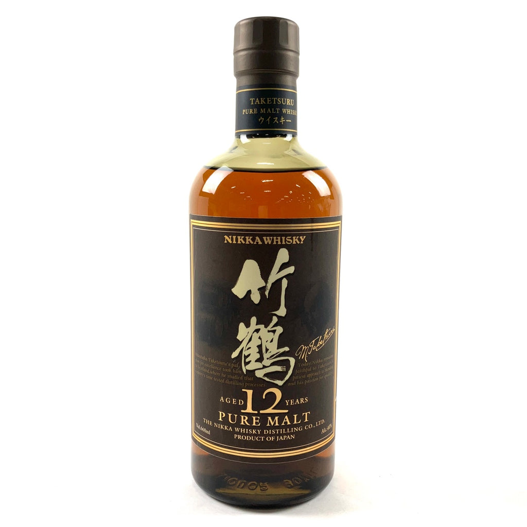 【東京都内限定お届け】 ニッカ NIKKA 竹鶴 12年 ピュアモルト 丸瓶 660ml 国産ウイスキー 【古酒】liqbb