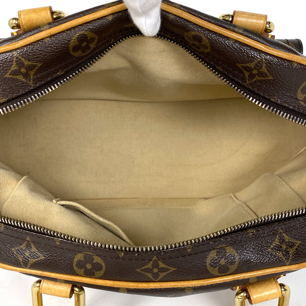 ルイ・ヴィトン マンハッタン PM 手提げ ハンドバッグ モノグラム ブラウン M40026 レディース 【中古】brbag