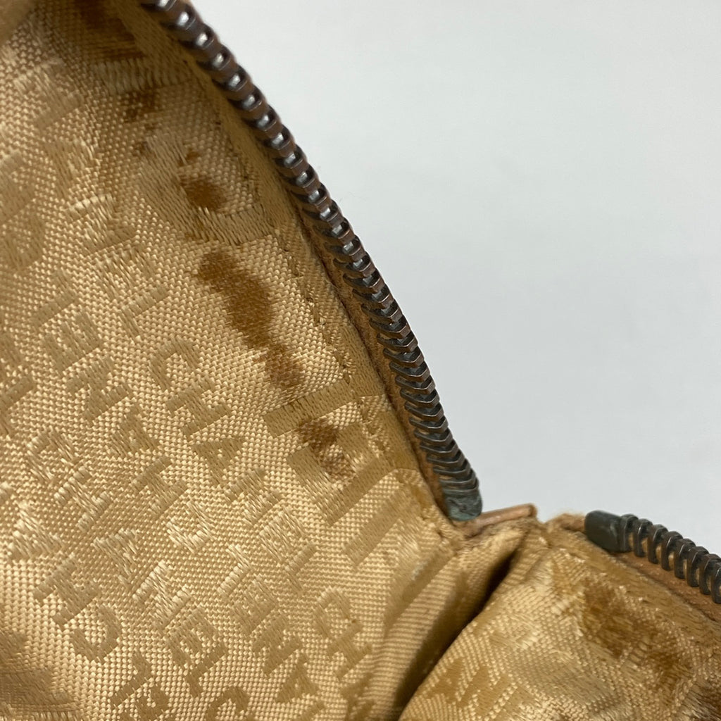 シャネル チョコバー トートバッグ ロゴ ショルダーバッグ トートバッグ キャビアスキン ベージュ レディース 【中古】brbag