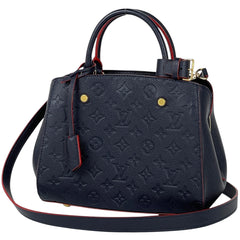 ルイ・ヴィトン モンテーニュ BB 2WAY ショルダーバッグ ハンドバッグ モノグラムアンプラント マリーヌルージュ M42747 レディース 【中古】brbag