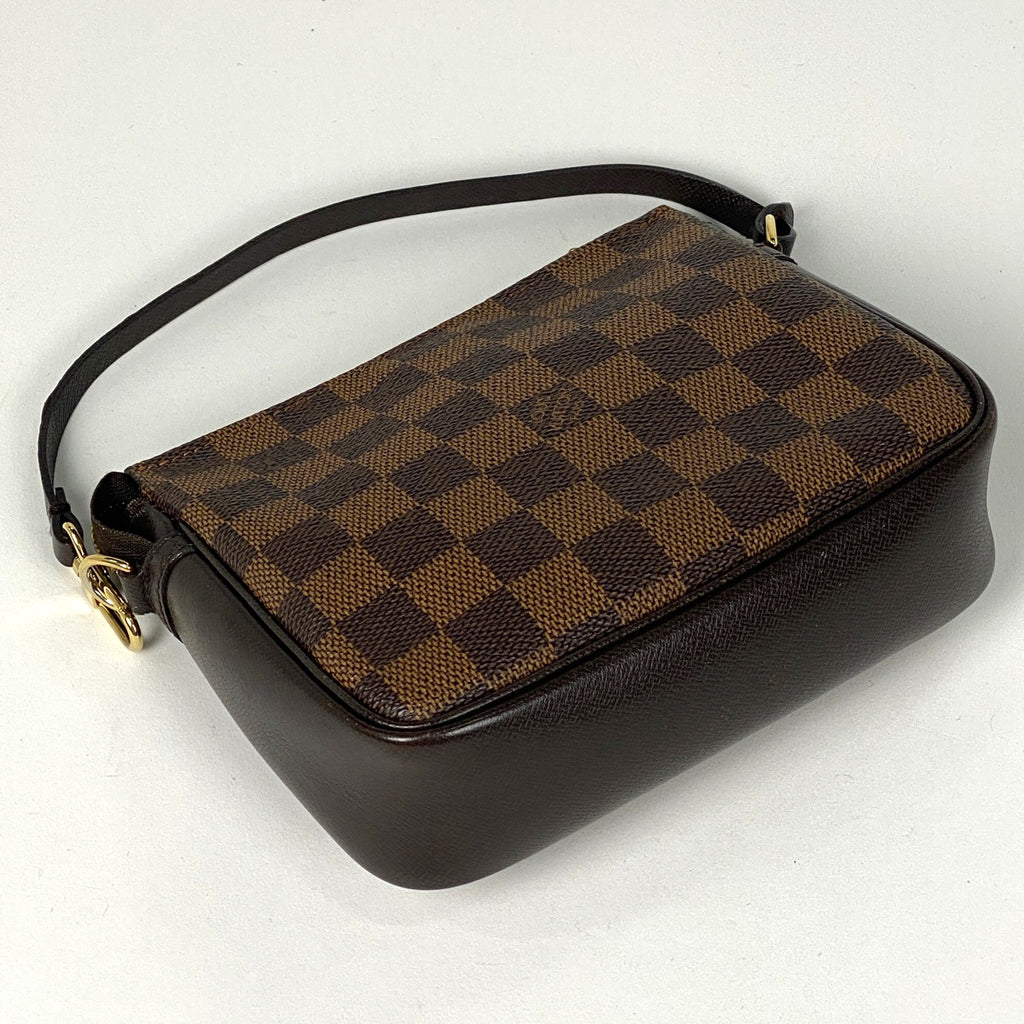 ルイ・ヴィトン トゥルース メイクアップ メイク コスメ アクセサリーポーチ ダミエ ブラウン N51982 レディース 【中古】brbag