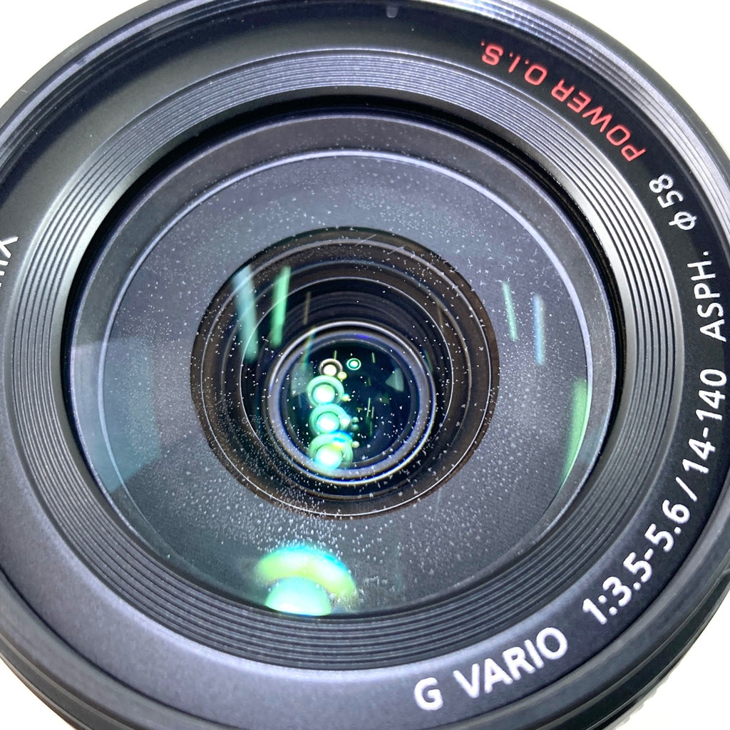 パナソニック Panasonic LUMIX G VARIO 14-140mm F3.5-5.6 ASPH. POWER O.I.S. ブラック 一眼カメラ用レンズ（オートフォーカス） 【中古】cambb