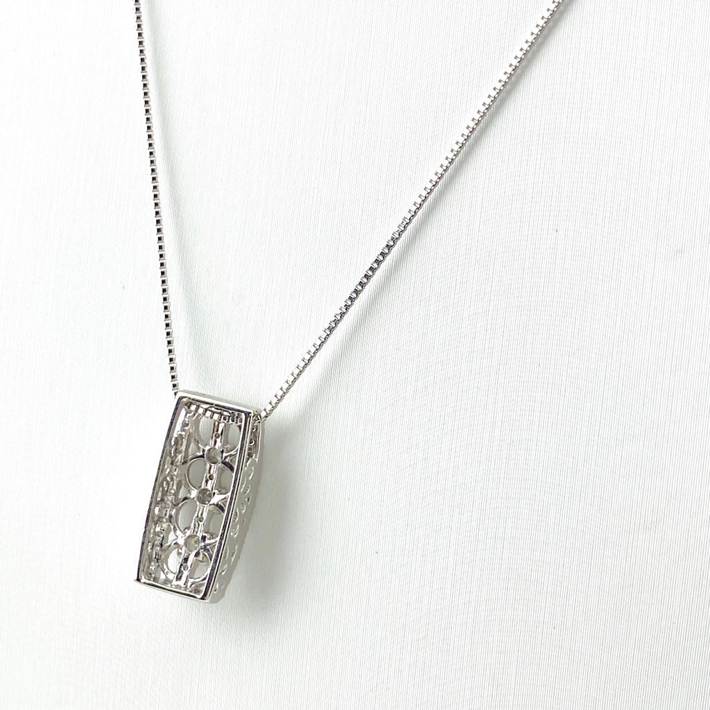 メレダイヤ デザインネックレス プラチナ ペンダント ネックレス Pt900 Pt850 ダイヤモンド レディース 【中古】nbjwl