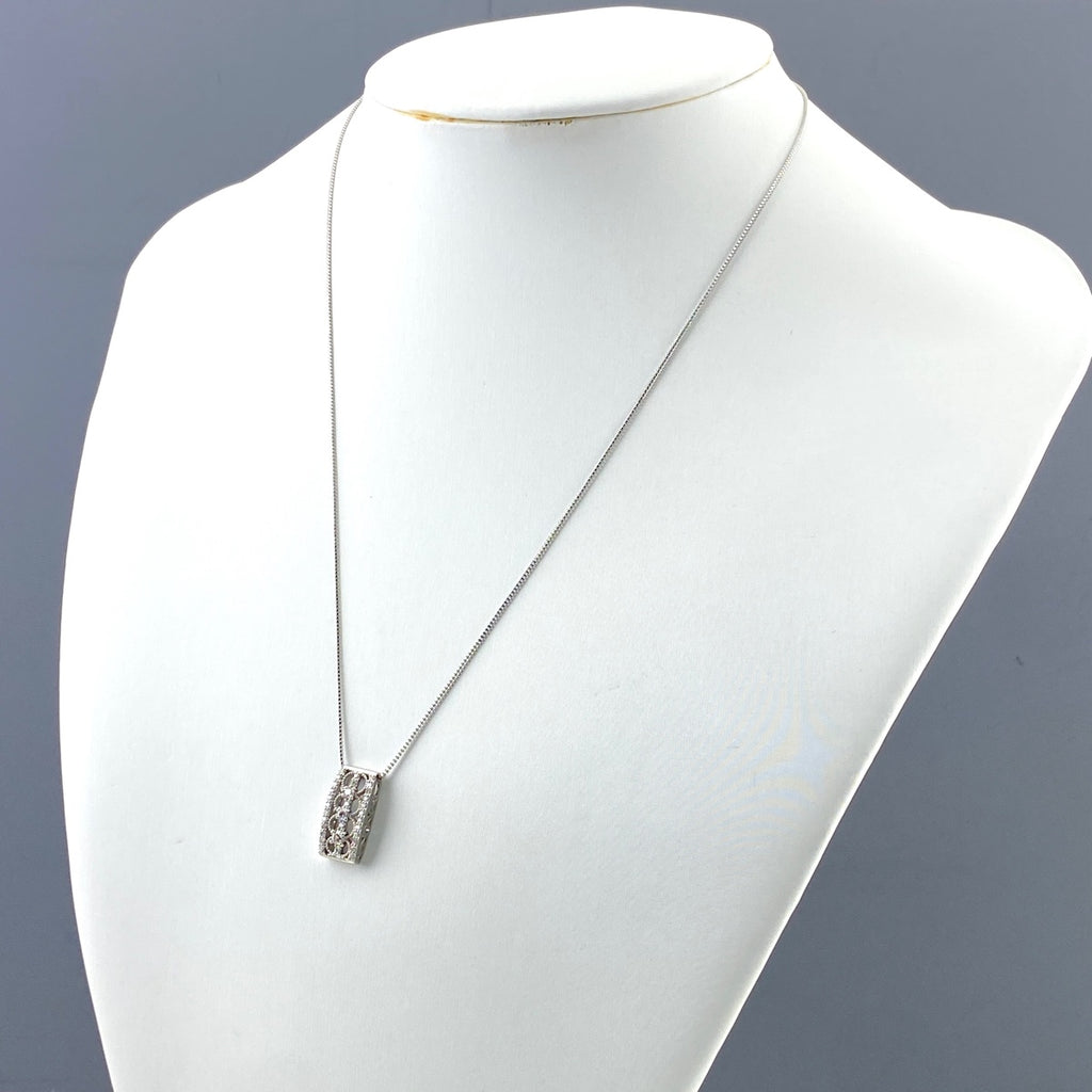 pt850 ネックレス、pt900 ペンダント Pt900/ Pt850 ダイヤモンド ペンダントネックレス 0.31ct