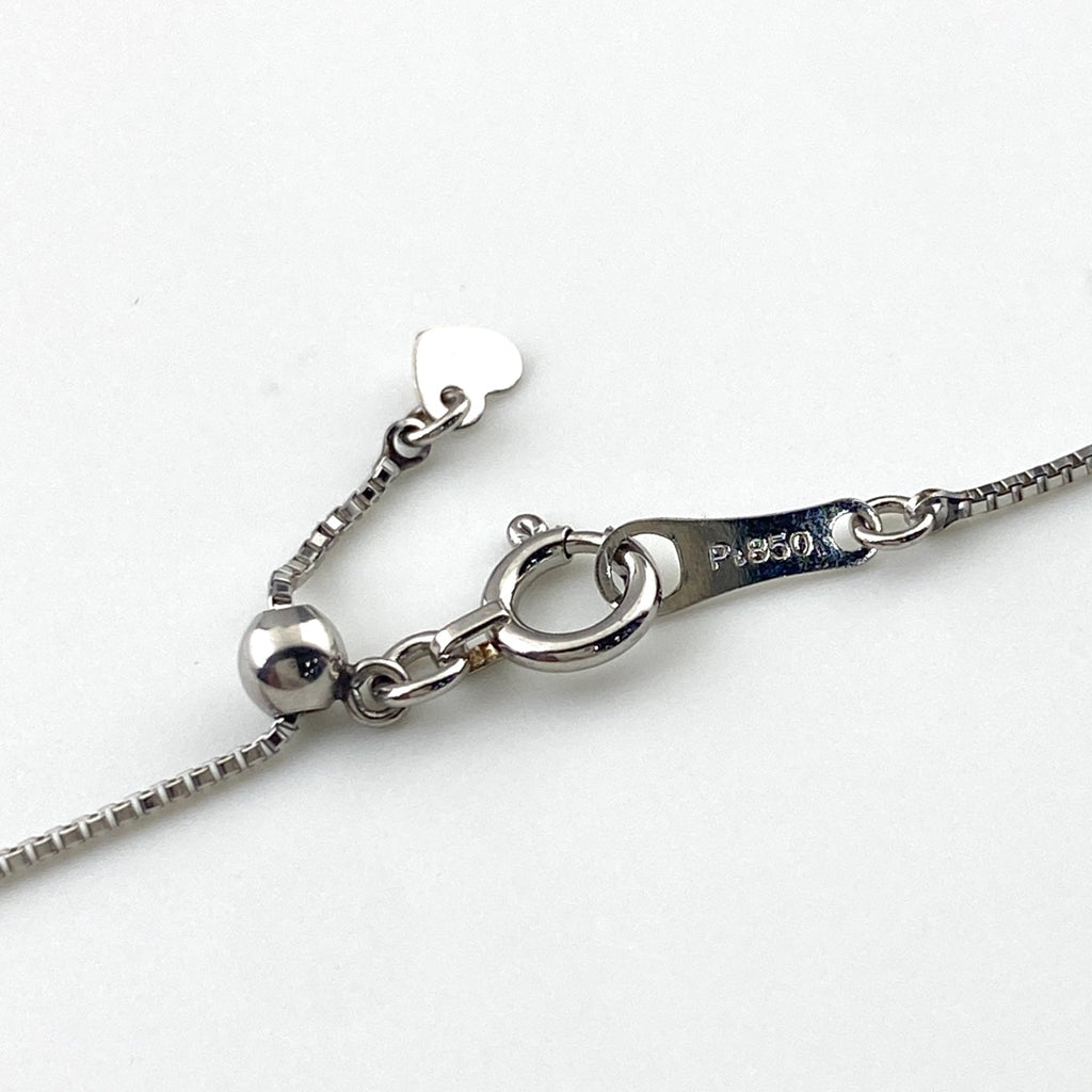 メレダイヤ デザインネックレス プラチナ ペンダント ネックレス Pt900 Pt850 ダイヤモンド レディース 【中古】nbjwl