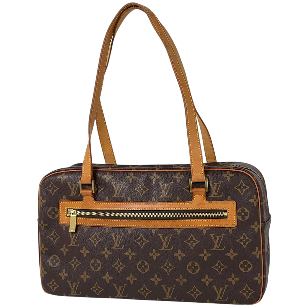 ルイ・ヴィトン シテ GM 肩掛け ショルダーバッグ モノグラム ブラウン M51181 レディース 【中古】brbag