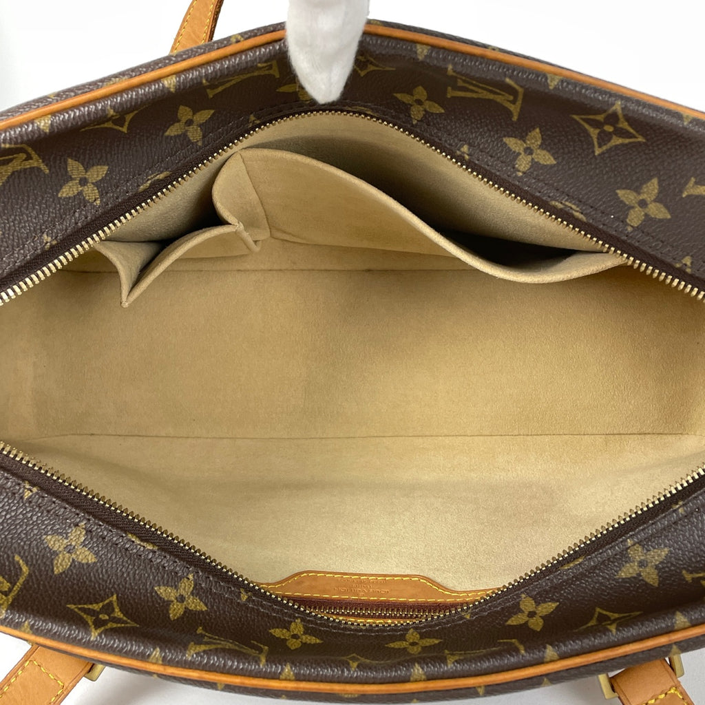 ルイ・ヴィトン シテ GM 肩掛け ショルダーバッグ モノグラム ブラウン M51181 レディース 【中古】brbag