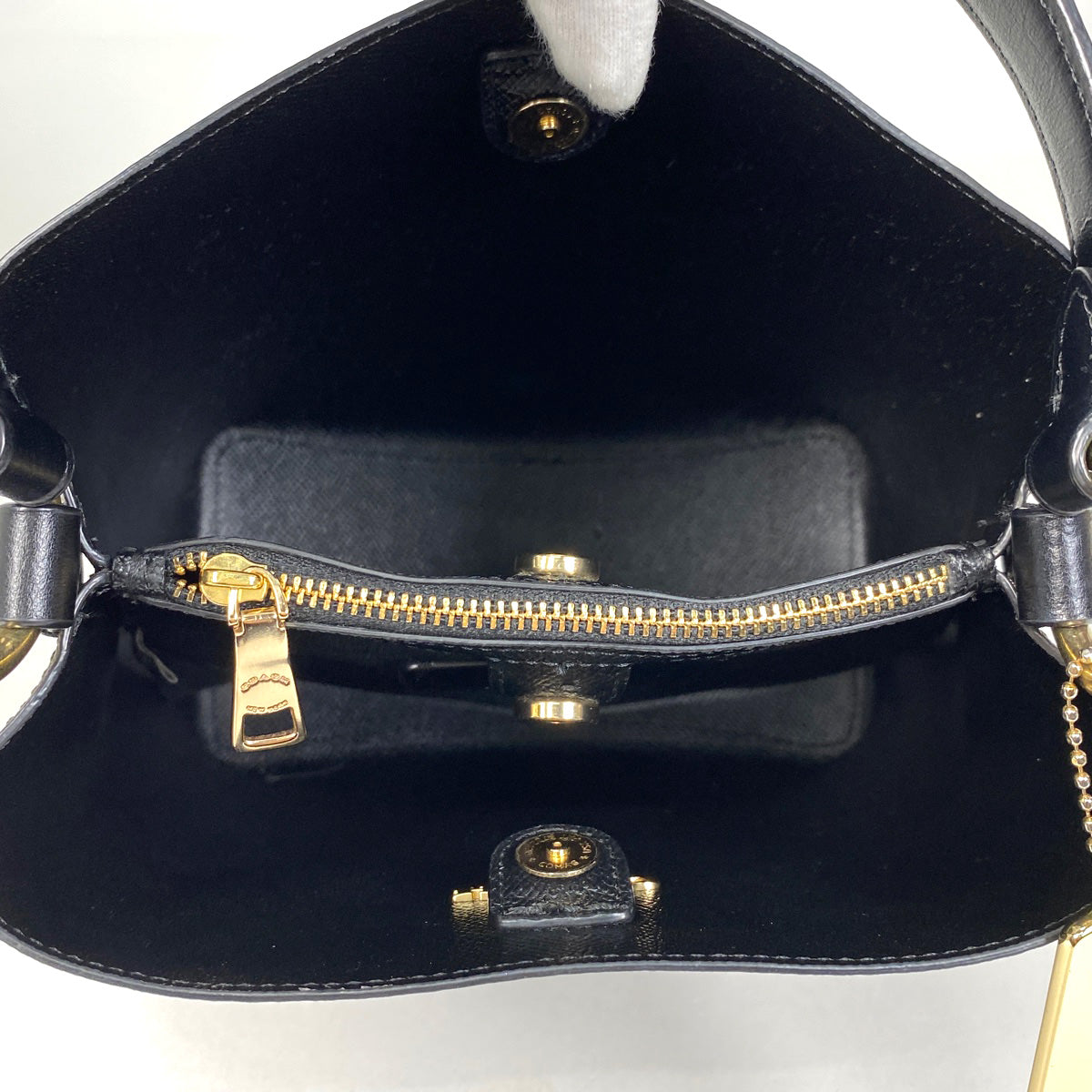【COACH コーチ】 2way シグネチャー キャンバス タウン バケット バイセル公式】コーチ シグネチャー スモール タウン バケット