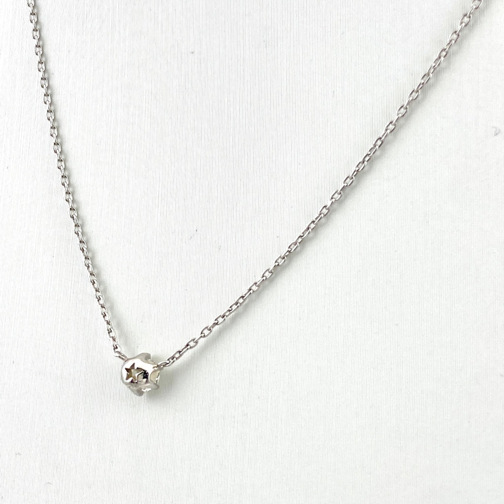 スタージュエリー メレダイヤ デザインネックレス プラチナ ペンダント ネックレス Pt950 ダイヤモンド レディース 【中古】brjwl