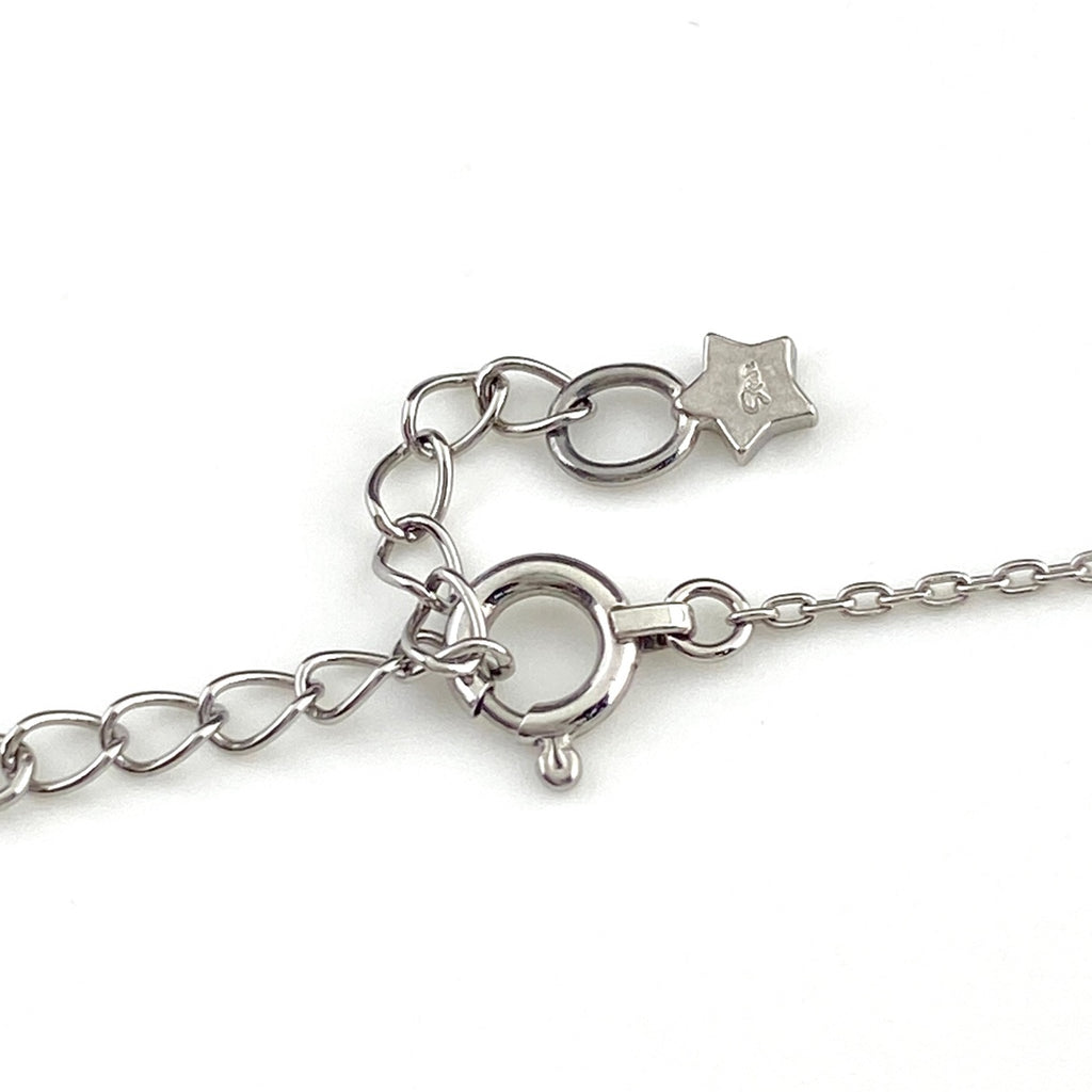 スタージュエリー メレダイヤ デザインネックレス プラチナ ペンダント ネックレス Pt950 ダイヤモンド レディース 【中古】brjwl
