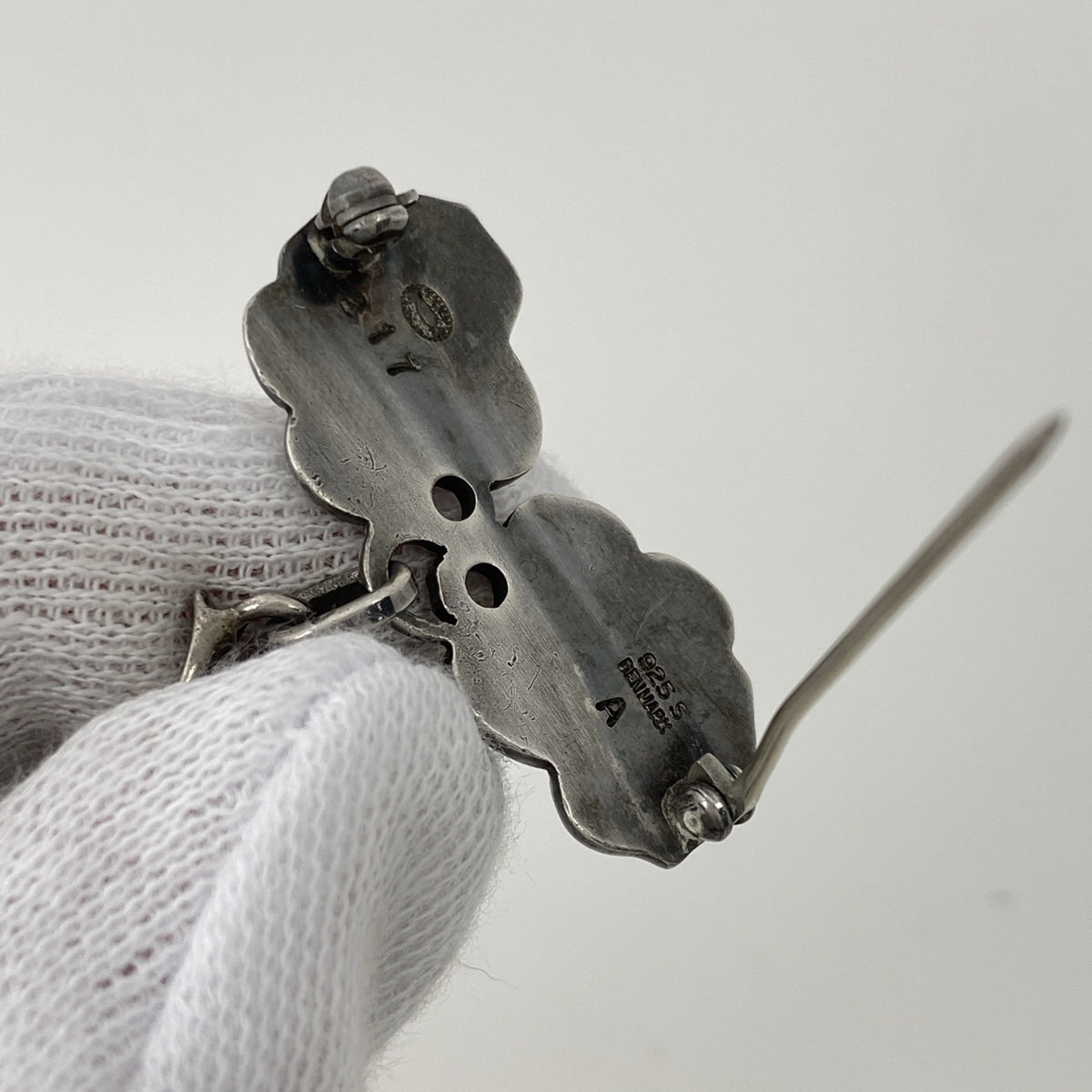 バイセル公式】ジョージジェンセン ブローチ グレープ 217A 葡萄