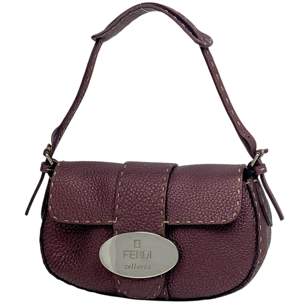 フェンディ セレリア ハンドバッグ 手提げ ハンドバッグ レザー ボルドー 8BR430 レディース 【中古】brbag