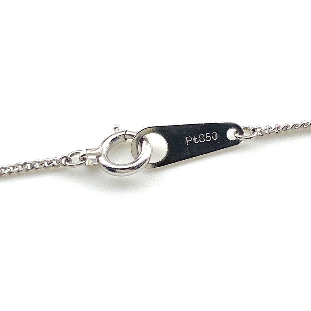 メレダイヤ デザインネックレス プラチナ ペンダント ネックレス Pt900 Pt850 ダイヤモンド レディース 【中古】nbjwl