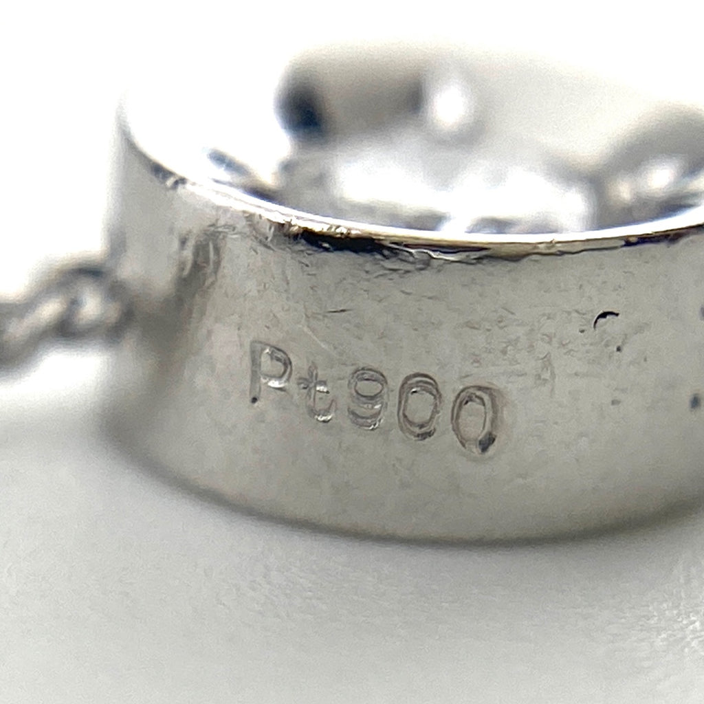 メレダイヤ デザインネックレス プラチナ ペンダント ネックレス Pt900 Pt850 ダイヤモンド レディース 【中古】nbjwl