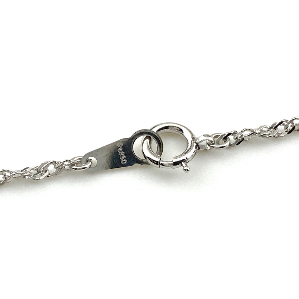 ルビー デザインネックレス プラチナ ペンダント メレダイヤ ネックレス Pt900 Pt850 ルビー レディース 【中古】nbjwl