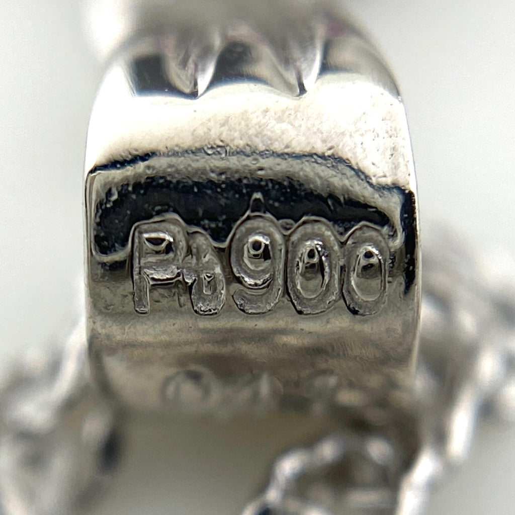 ルビー デザインネックレス プラチナ ペンダント メレダイヤ ネックレス Pt900 Pt850 ルビー レディース 【中古】nbjwl