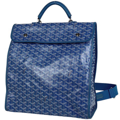 ゴヤール サン レジェ バッグパック ハンドバッグ リュック コーティングキャンバス ブルー レディース 【中古】brbag