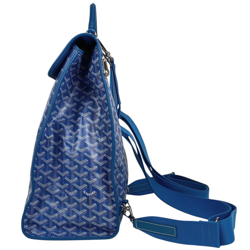 ゴヤール サン レジェ バッグパック ハンドバッグ リュック コーティングキャンバス ブルー レディース 【中古】brbag