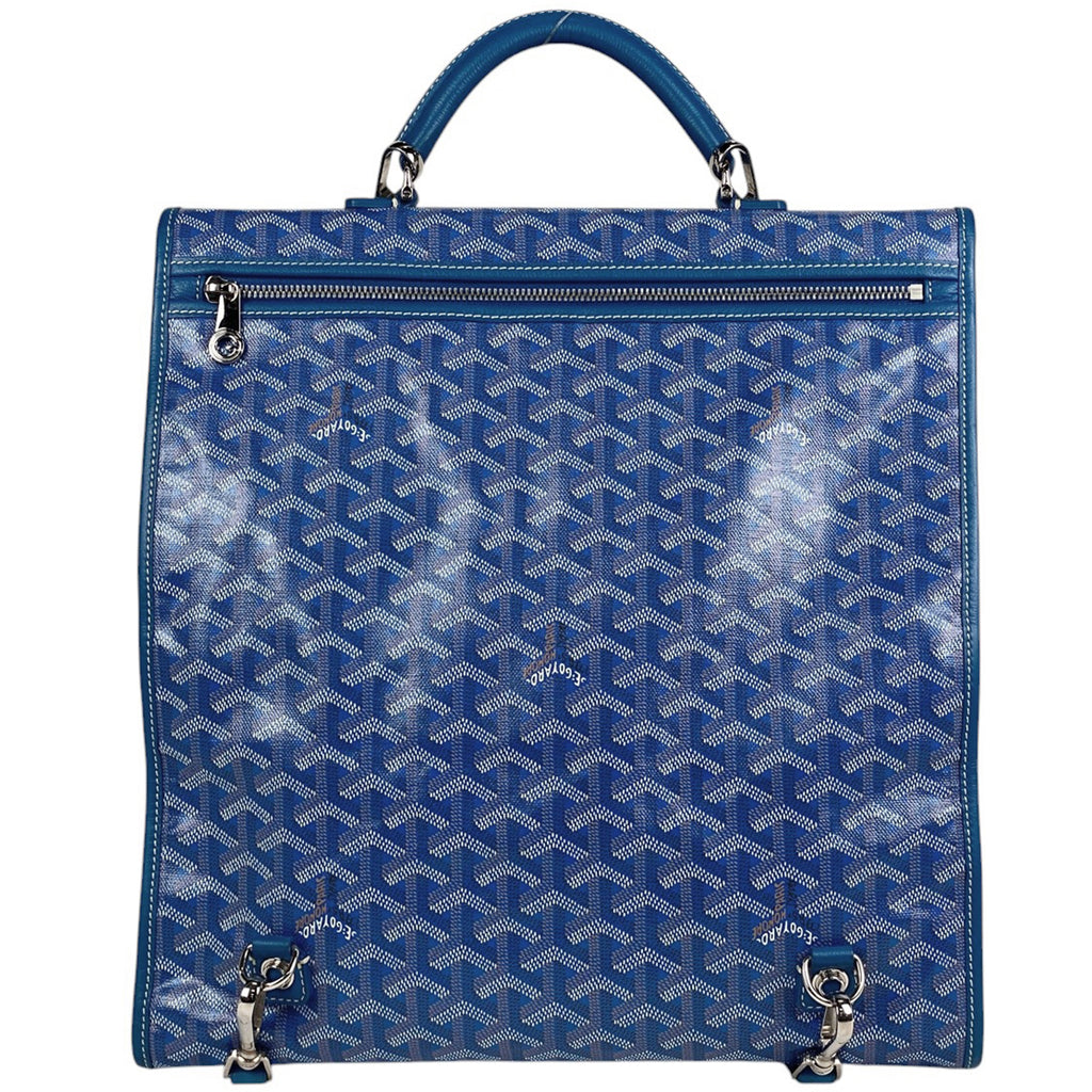 ゴヤール サン レジェ バッグパック ハンドバッグ リュック コーティングキャンバス ブルー レディース 【中古】brbag