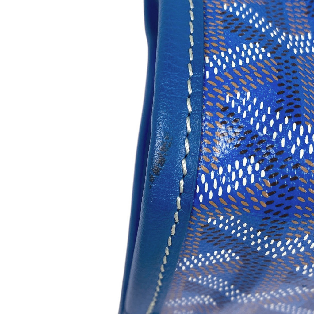 ゴヤール サン レジェ バッグパック ハンドバッグ リュック コーティングキャンバス ブルー レディース 【中古】brbag