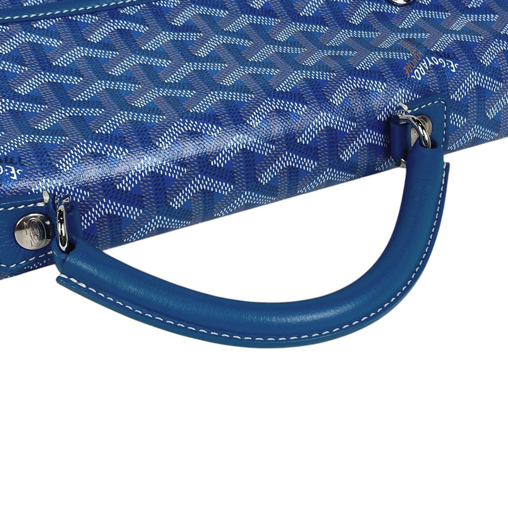 ゴヤール サン レジェ バッグパック ハンドバッグ リュック コーティングキャンバス ブルー レディース 【中古】brbag