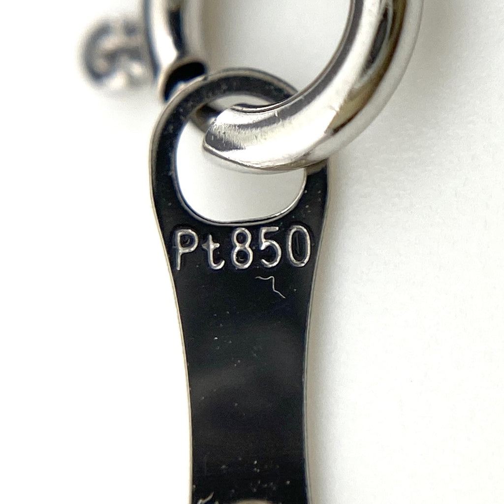 グリーングロッシュラーガーネット デザインネックレス プラチナ ペンダント メレダイヤ ネックレス Pt900 Pt850 グリーングロッシュラーガーネット レディース 【中古】nbjwl