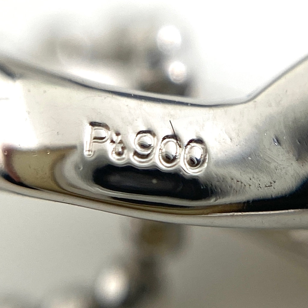 ダイヤモンド デザインネックレス プラチナ ペンダント メレダイヤ ネックレス Pt900 Pt850 ダイヤモンド レディース 【中古】nbjwl