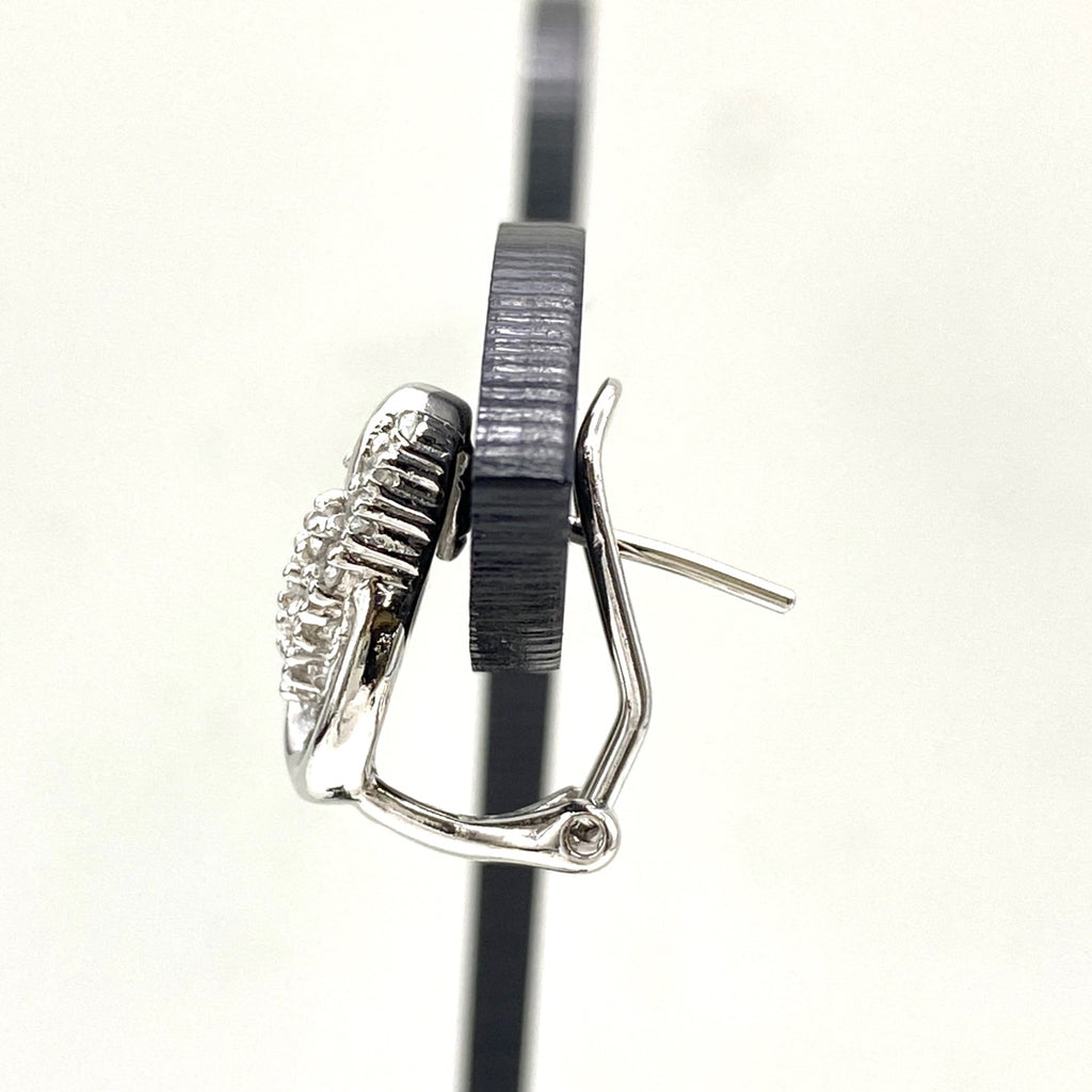メレダイヤ デザインピアス プラチナ ピアス Pt850 ダイヤモンド レディース 【中古】nbjwl