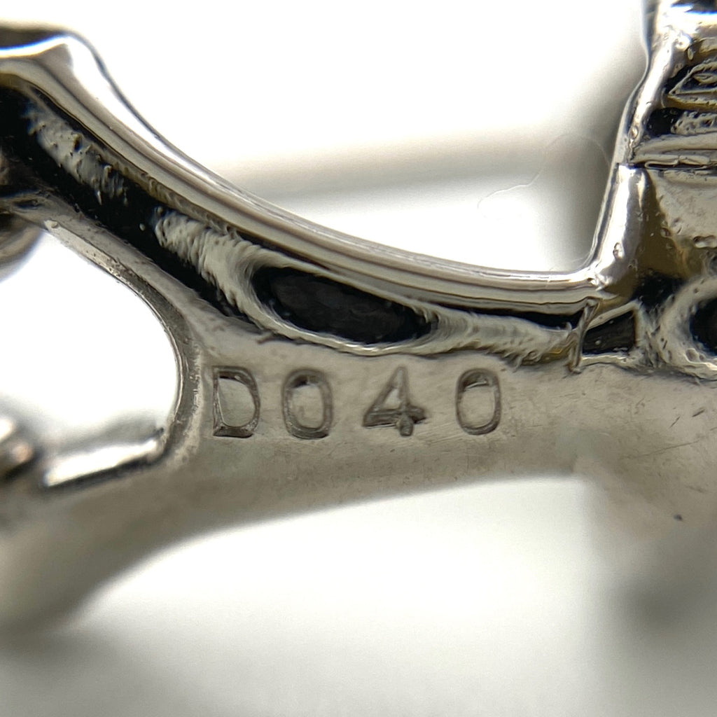 メレダイヤ デザインピアス プラチナ ピアス Pt850 ダイヤモンド レディース 【中古】nbjwl