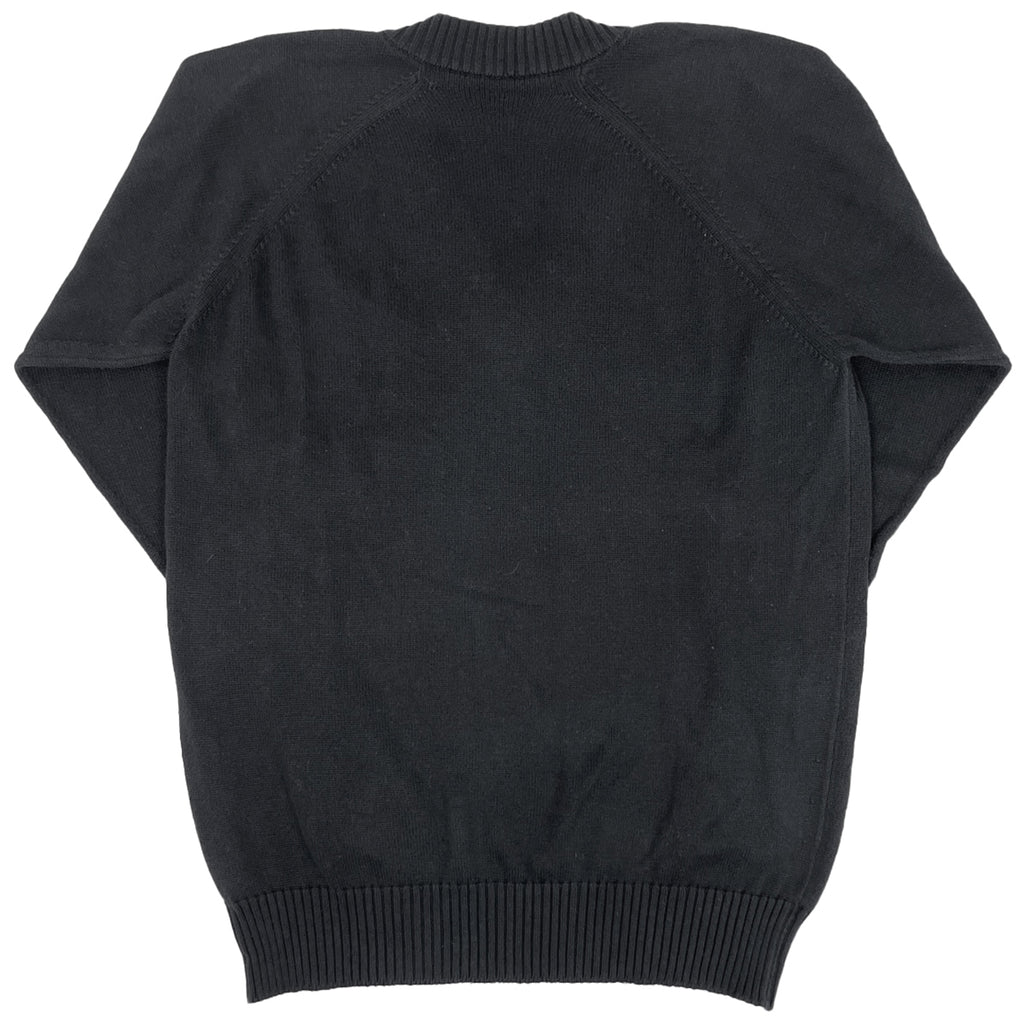 シャネル Vネック セーター ニット トップス セーター コットン ブラック レディース 【中古】brapp