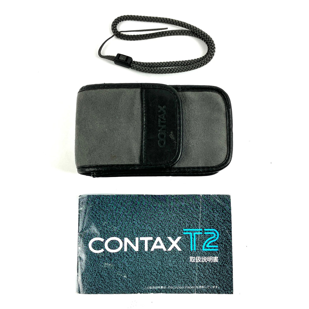 コンタックス CONTAX T2 チタンシルバー フィルム コンパクトカメラ 【中古】cambb