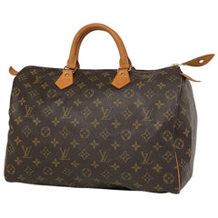ルイ・ヴィトン スピーディ 35 ボストンバッグ ハンドバッグ モノグラム ブラウン M41524 レディース 【中古】brbag