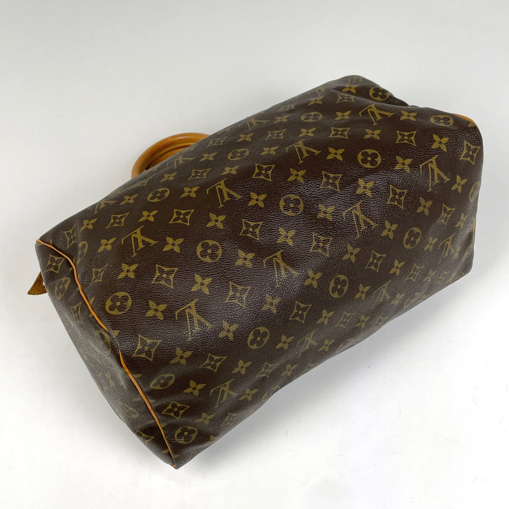 ルイ・ヴィトン スピーディ 35 ボストンバッグ ハンドバッグ モノグラム ブラウン M41524 レディース 【中古】brbag