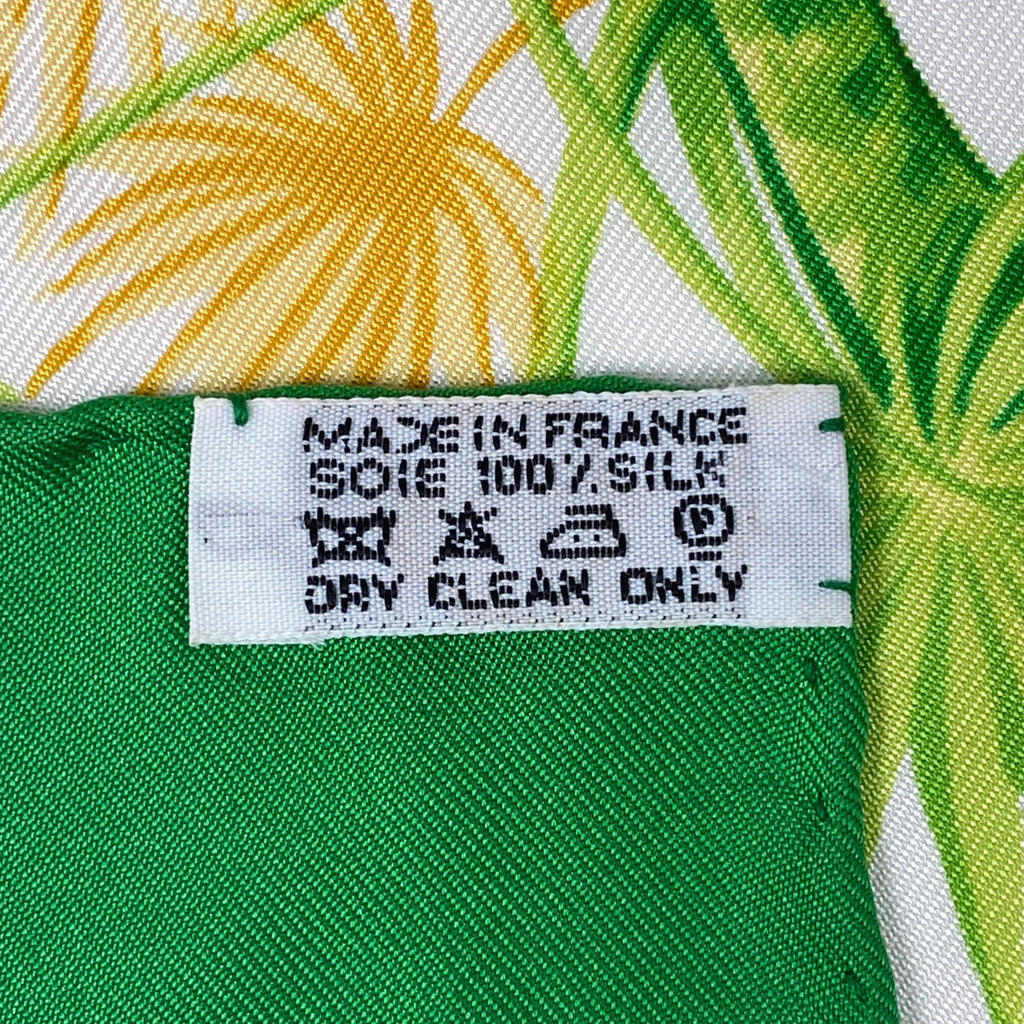 エルメス カレ 90 ALOHA アロハ スカーフ シルク グリーン マルチカラー レディース 【中古】brbag