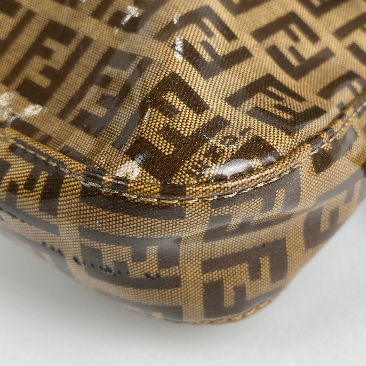 フェンディ　ズッキーノ柄 ショルダーバッグ　斜め掛け　ロゴ　総柄 楽天市場】【バッグ】FENDI フェンディ ズッキーノ柄 ショルダー