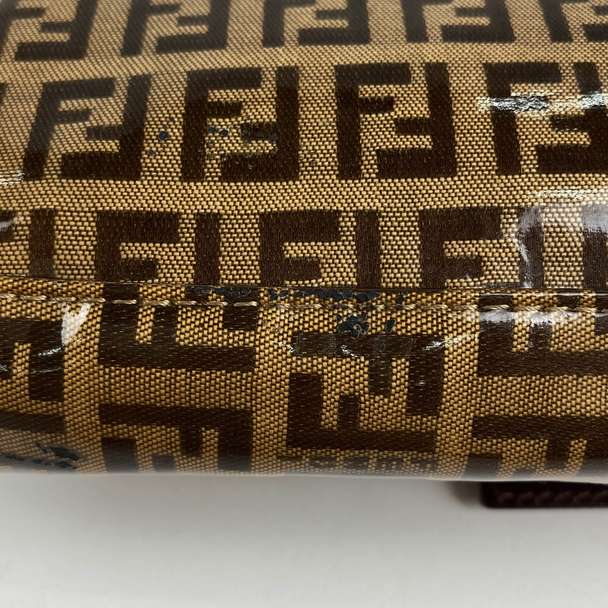 フェンディ ズッキーノ キャンバス ワンショルダー ブラウン FENDI