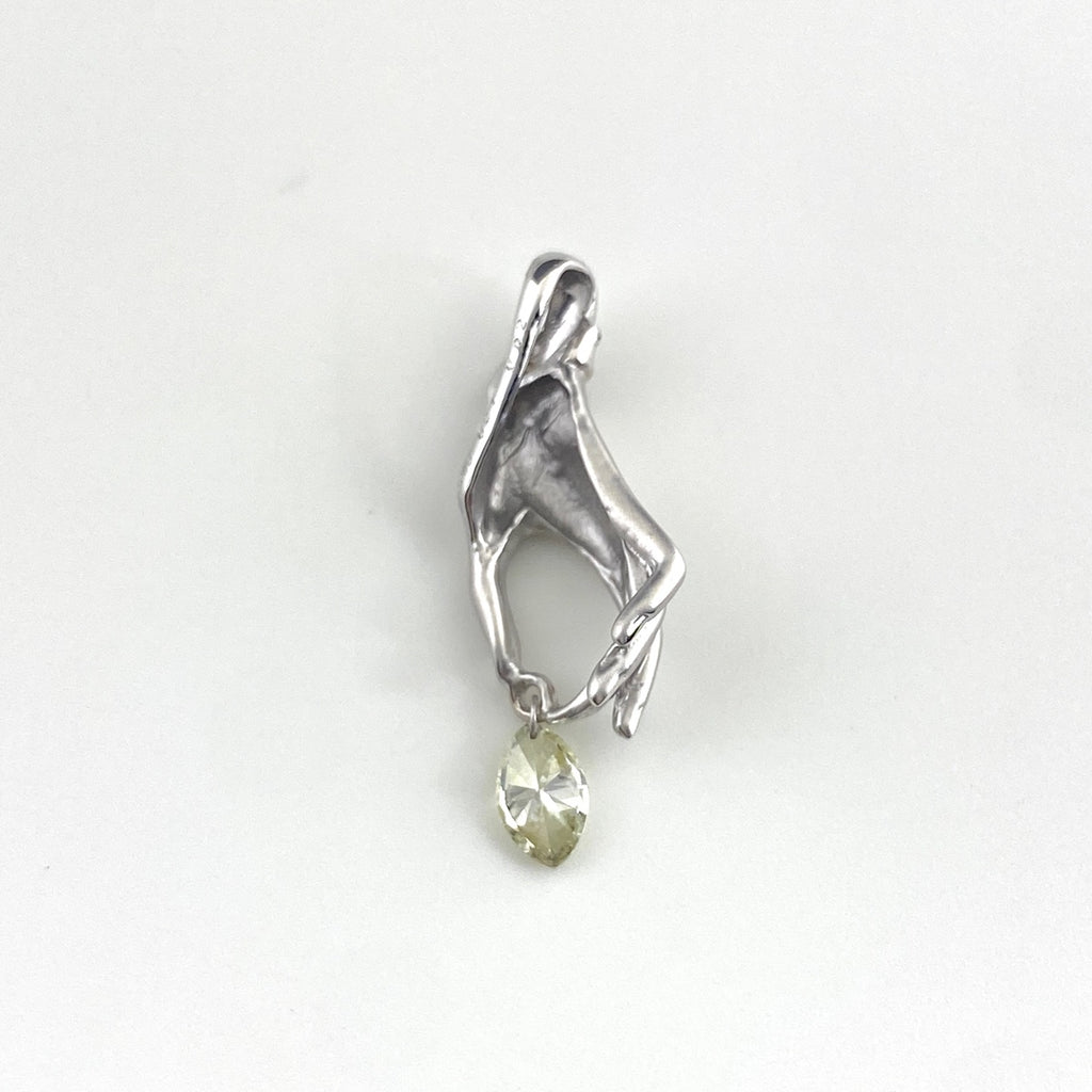 メレダイヤ ペンダントトップ WG ホワイトゴールド ペンダントトップ K18 WG ダイヤモンド レディース 【中古】nbjwl