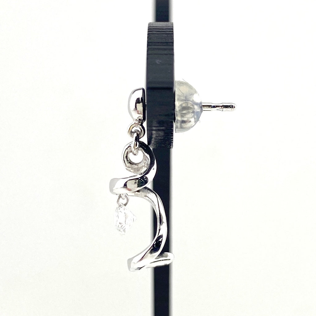 メレダイヤ デザインピアス プラチナ ピアス Pt900 ダイヤモンド レディース 【中古】nbjwl